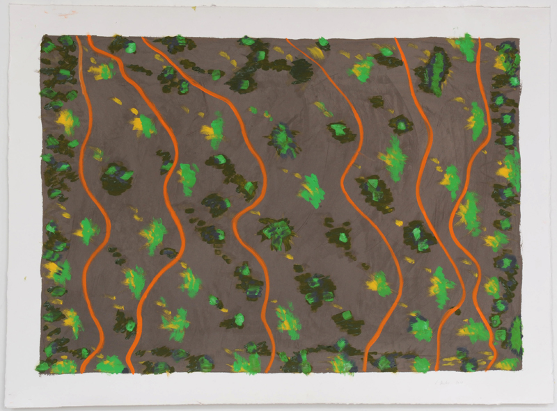 Untitled, 2010, Oil on paper, 92 x 125 cm