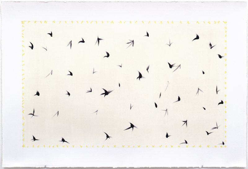 Untitled, 2003, Oil on paper, 84 x 125 cm, Photo: Achim Kukulies