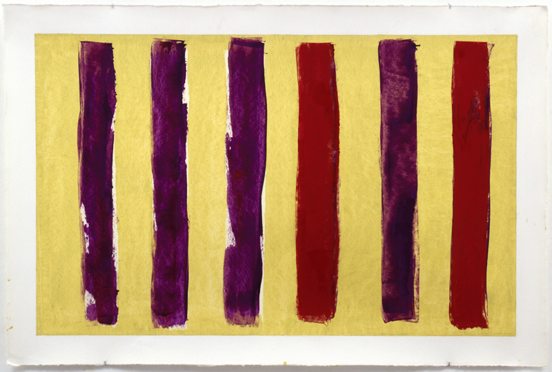 Untitled, 2003, Oil on paper, 84 x 125 cm, Photo: Achim Kukulies