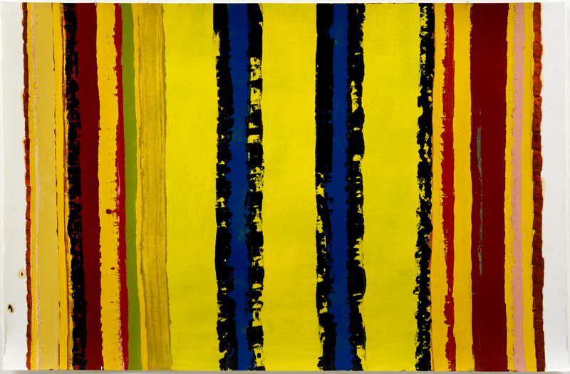 Untitled, 2003, Oil on paper, 81,5 x 125 cm, Photo: Achim Kukulies